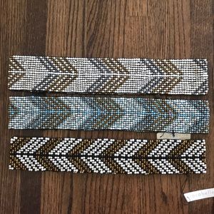 Cocobelle Elastic Feather Beaded Belt